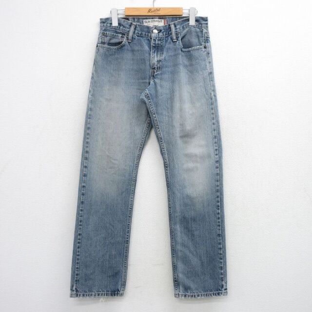 【20%OFF】リーバイス514 ジーンズ ヒゲ ネイビー W30 | 古着