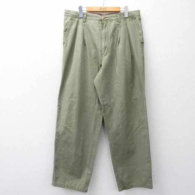 【20%OFF】W36 パンツ ライトグリーン | 古着