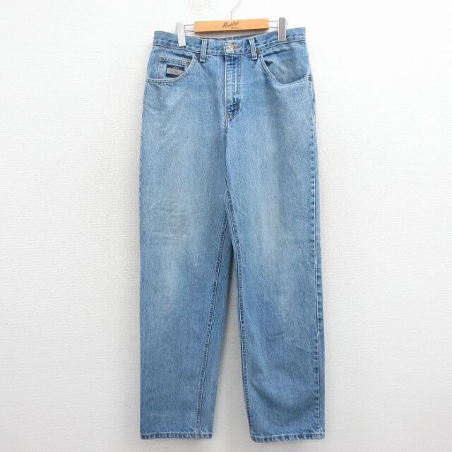 【20%OFF】W31★古着 ジーンズ メンズ 90年代 90s コットン USA製 紺 デニム 26mar17