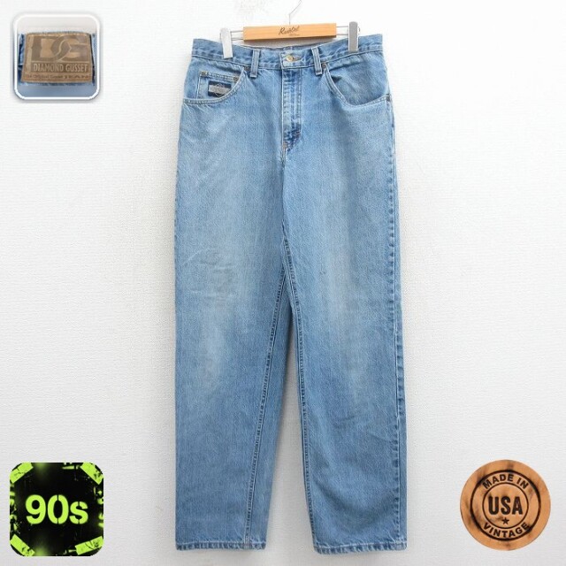 90s ジーンズ ネイビー 実寸W31 | 古着