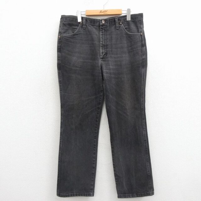 【20%OFF】ラングラー ジーンズ ヒゲ ブラック W36 | 古着