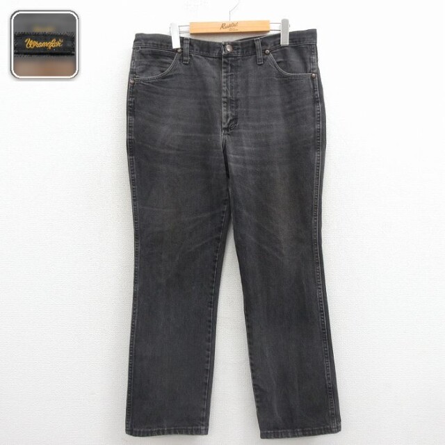 【20%OFF】ラングラー ジーンズ ヒゲ ブラック W36 | 古着