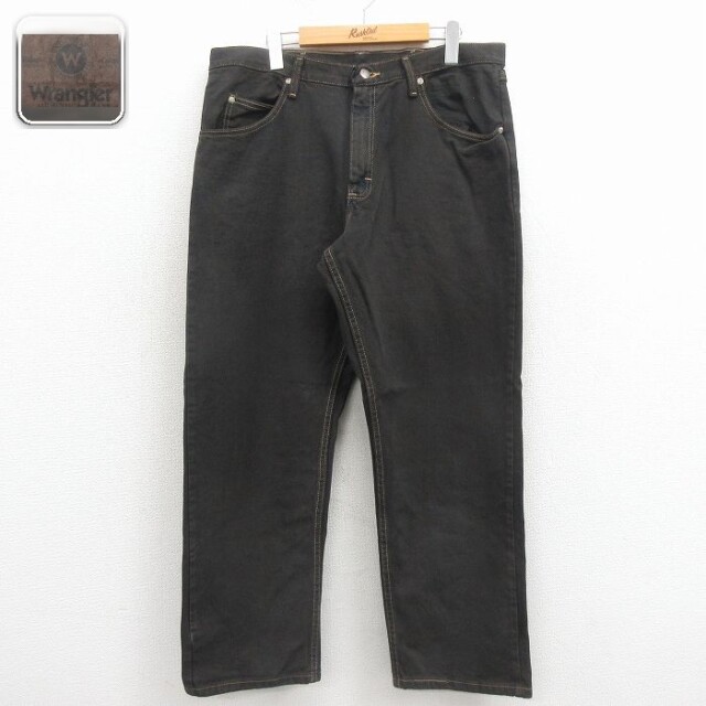 【20%OFF】ラングラー ジーンズ こげ茶 W36 | 古着