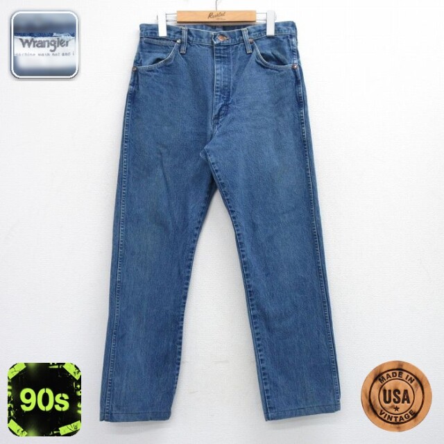 【20%OFF】ラングラー 90s ジーンズ ネイビー W32 | 古着