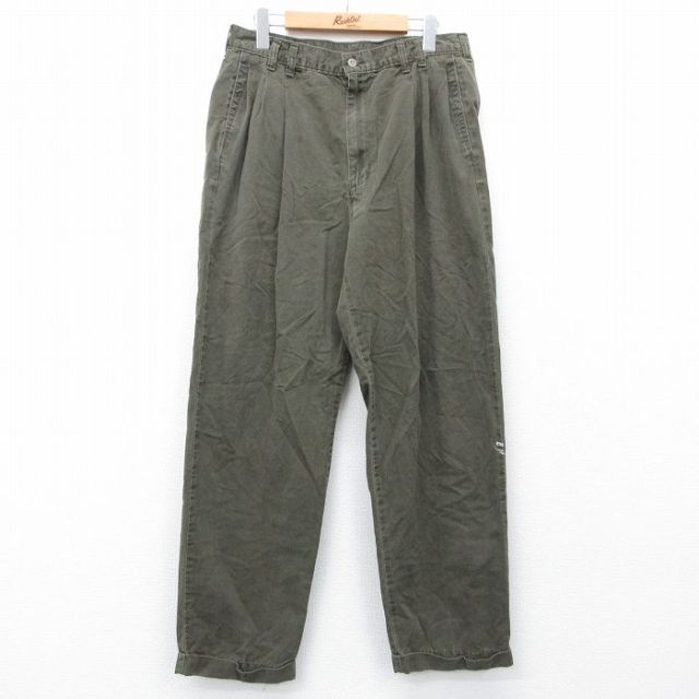 【20%OFF】ドッカーズ 90s パンツ グリーン W33 | 古着