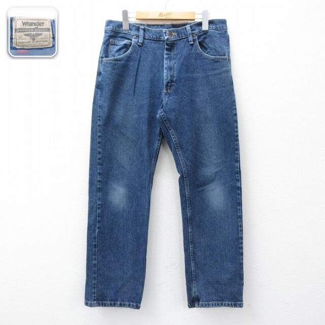 【20%OFF】ラングラー ジーンズ ネイビー W34 | 古着