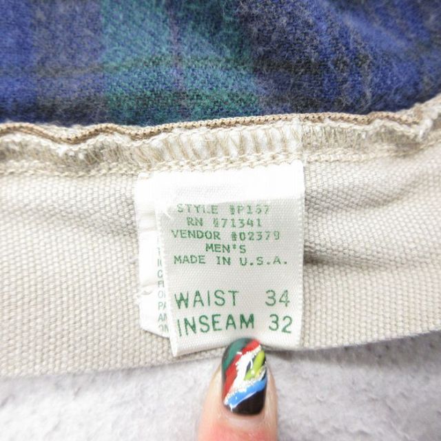 古着通販 W34☆古着 エルエルビーン パンツ メンズ 90年代 90s