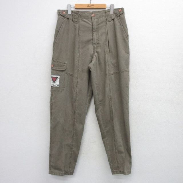 【20%OFF】ビューグルボーイ テーパードパンツ ベージュ W34 | 古着
