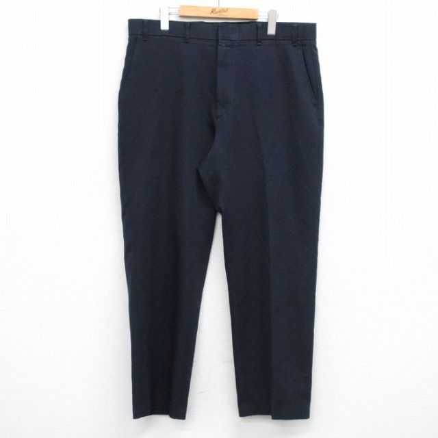 W38★古着 リーバイス Levis アクション スラックス パンツ メンズ 80年代 80s タロン 紺【spe】 26mar19
