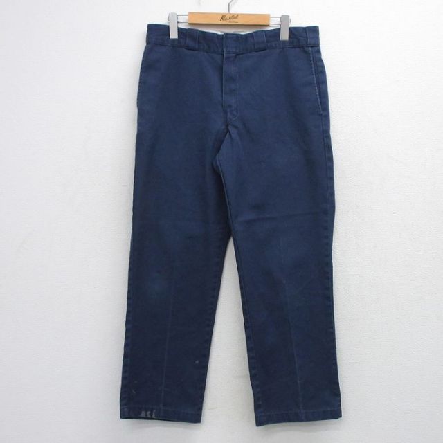 ディッキーズ 874ワークパンツ ネイビー 実寸W34 | 古着