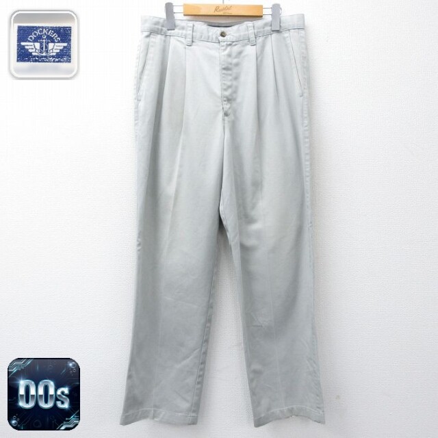 【20%OFF】ドッカーズ 00s パンツ グレー W34 | 古着