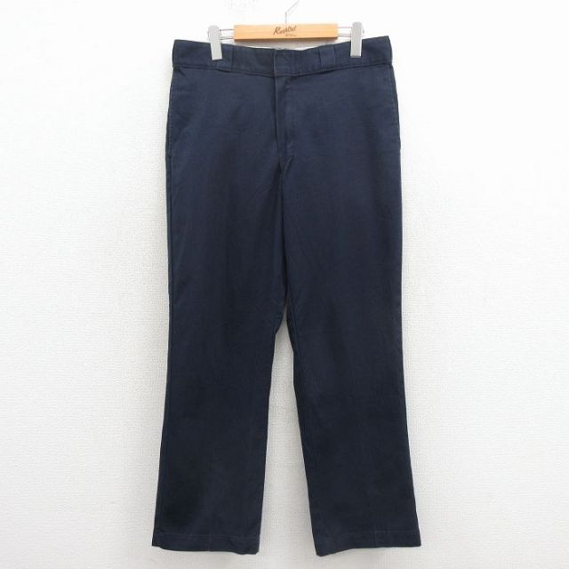 ディッキーズ 874 ワークパンツ ネイビー 実寸W33 | 古着