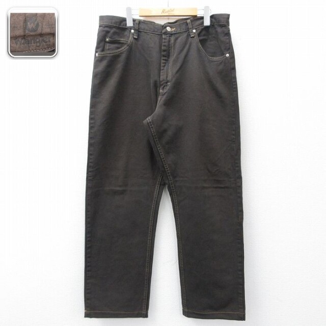 【20%OFF】ラングラー ジーンズ ブラウン 実寸W37 | 古着