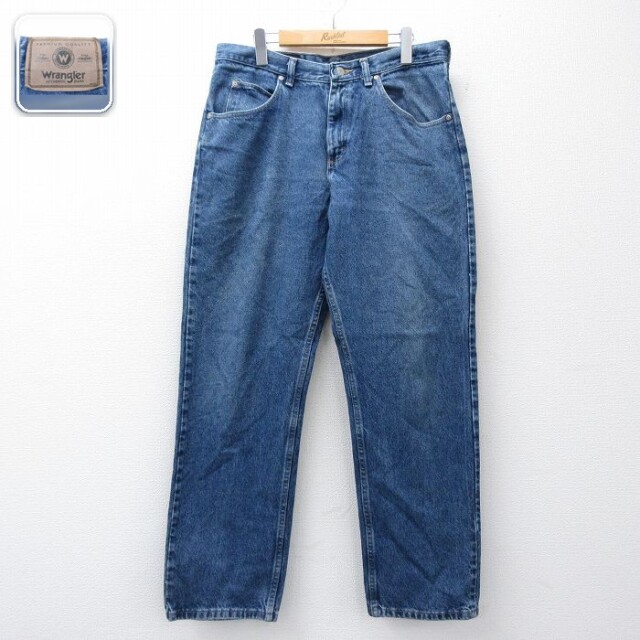 【20%OFF】ラングラー ジーンズ ネイビー 実寸W34 | 古着