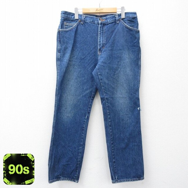90s ジーンズ タロン ネイビー 実寸W36 | 古着