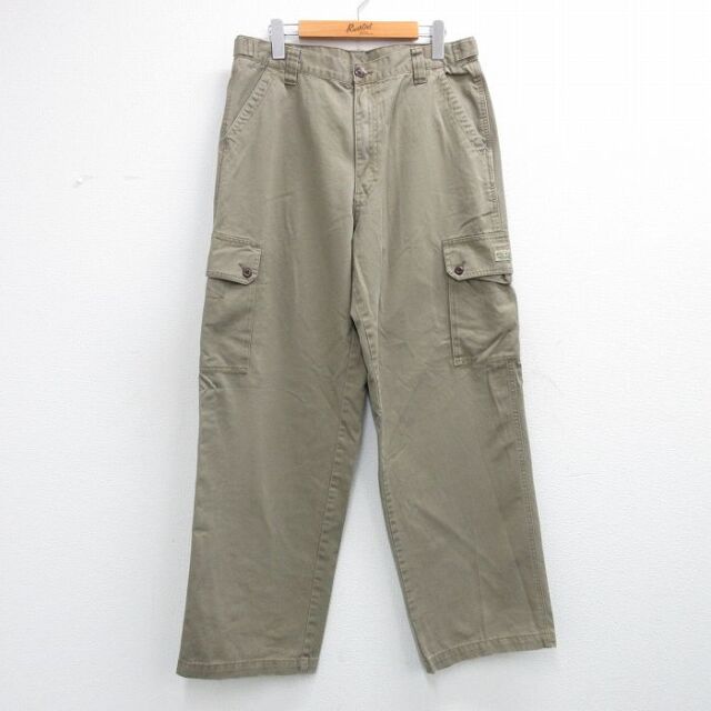 ラングラー カーゴパンツ ベージュ 実寸W34 | 古着