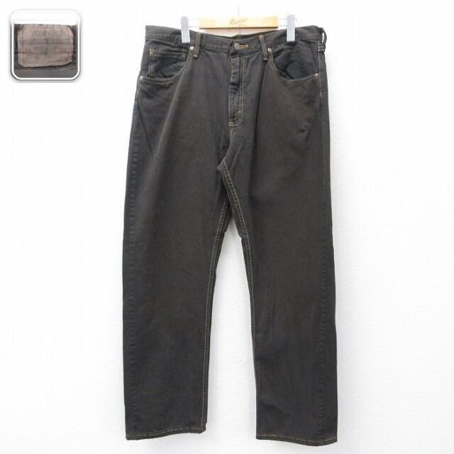 【20%OFF】ラングラー ジーンズ ブラウン 実寸W36 | 古着