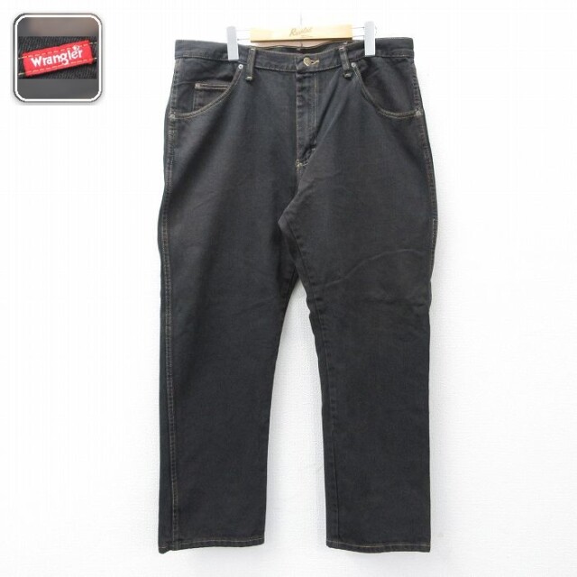 【20%OFF】ラングラー ジーンズ ブラック 実寸W37 | 古着