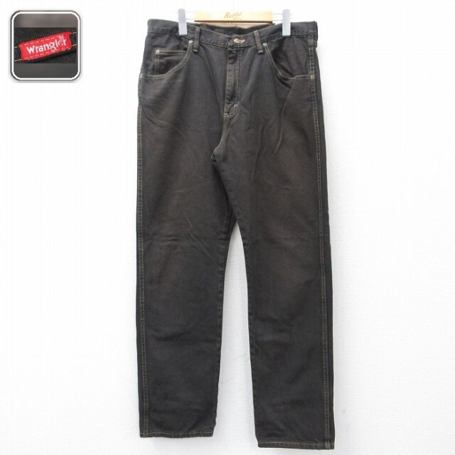 【20%OFF】ラングラー ジーンズ ブラウン 実寸W34 | 古着