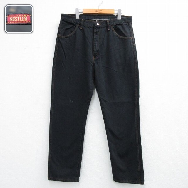 【20%OFF】ラスラー W34 ジーンズ ブラック | 古着