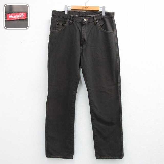 【20%OFF】ラングラー ジーンズ ブラウン 実寸W35 | 古着