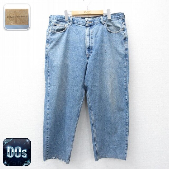 【20%OFF】カルバンクライン 00s ジーンズ ネイビー 実寸W38 | 古着