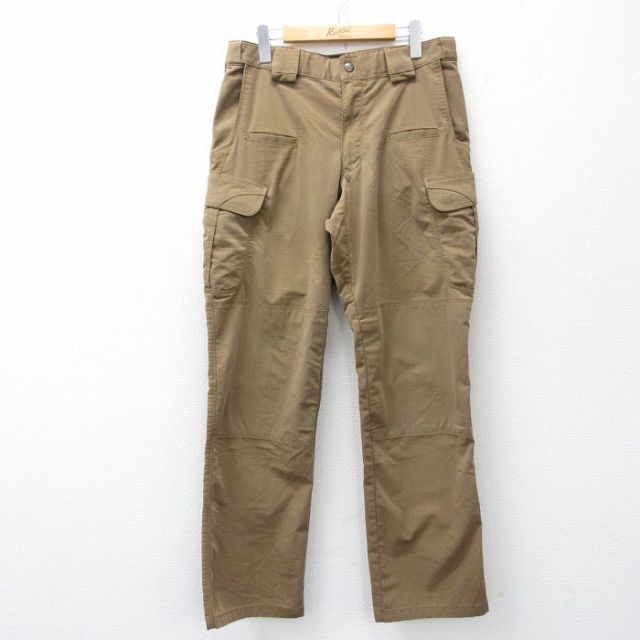 5.11 カーゴパンツ ダブルニー ブラウン 実寸W32 | 古着