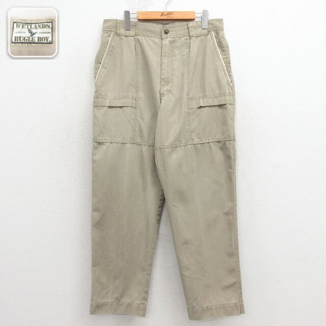 【20%OFF】ビューグルボーイ ダック地パンツ ベージュ 実寸W33 | 古着