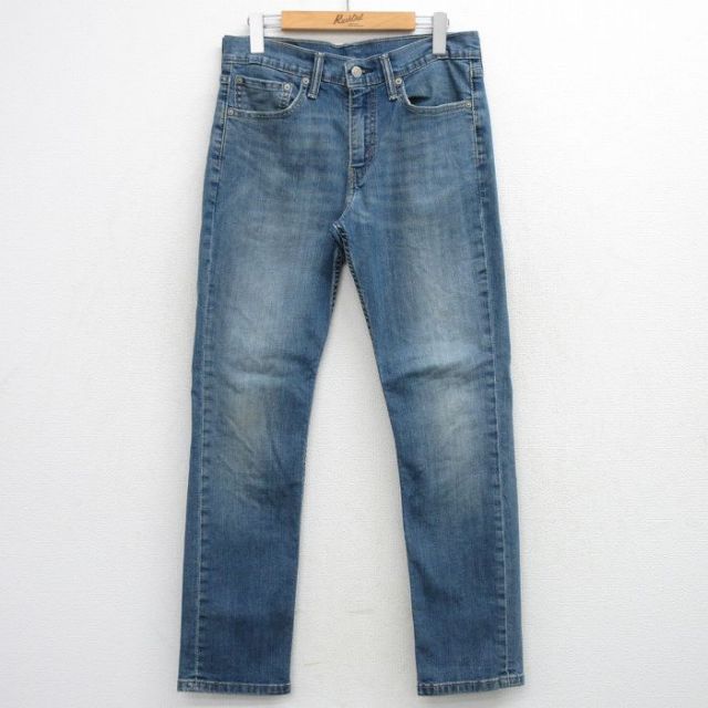 リーバイス511 ジーンズ ヒゲ ネイビー 実寸W31 | 古着