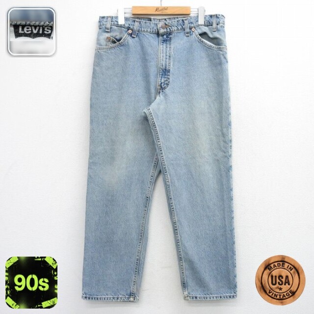 【20%OFF】リーバイス 90s ジーンズ ネイビー 実寸W36 | 古着