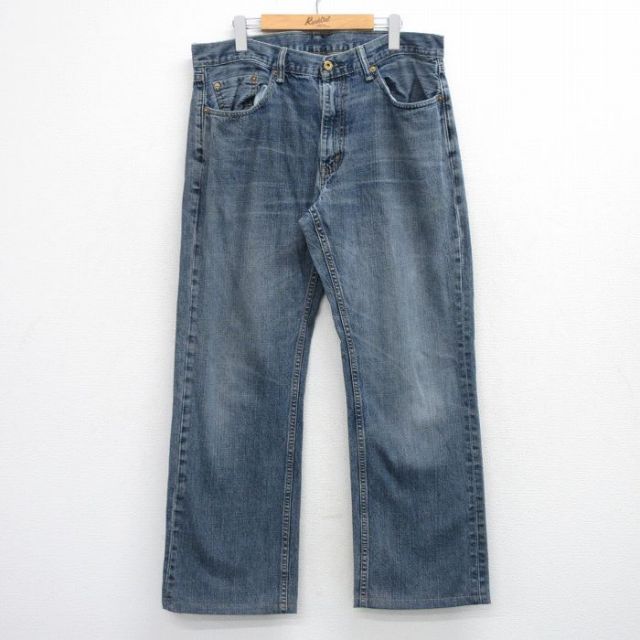 リーバイス559 ジーンズ ヒゲ ネイビー 実寸W36 | 古着