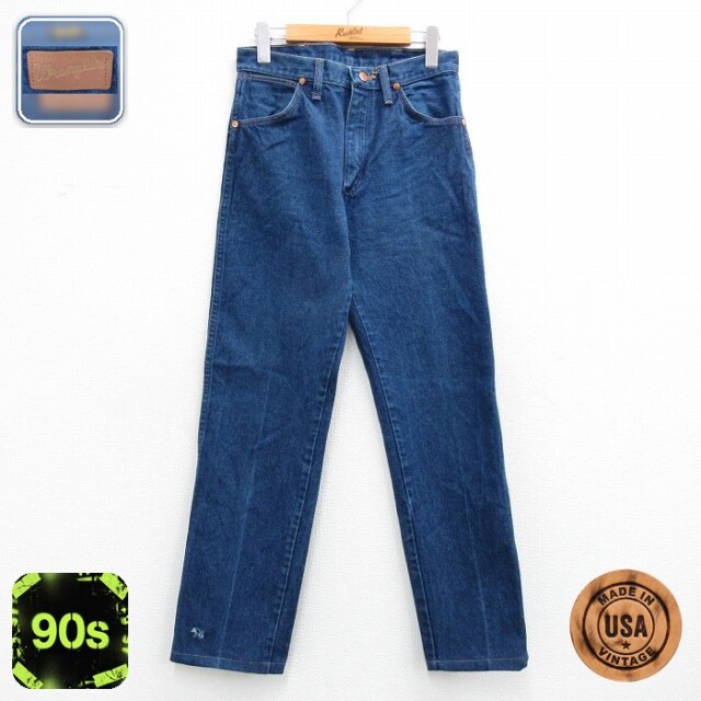 【20%OFF】ラングラー 90s ジーンズ ネイビー 実寸W30 | 古着