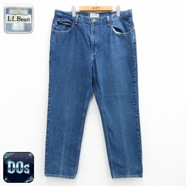【20%OFF】エルエルビーン 00s ジーンズ ネイビー 実寸W38 | 古着