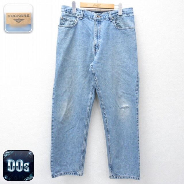 【20%OFF】ドッカーズ 00s ジーンズ ネイビー 実寸W35 | 古着