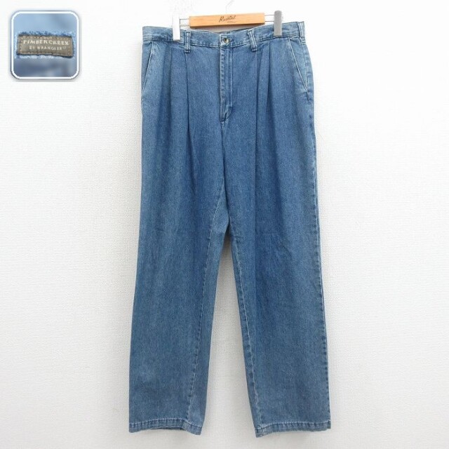 【20%OFF】ラングラー ジーンズ ネイビー 実寸W34 | 古着