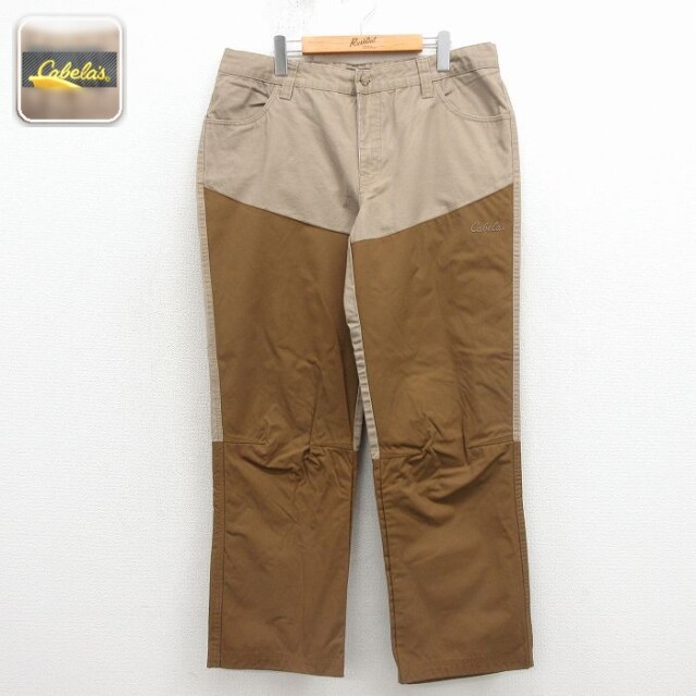 【20%OFF】カベラス ハンティングパンツ ダック地 ベージュ 実寸W34 | 古着