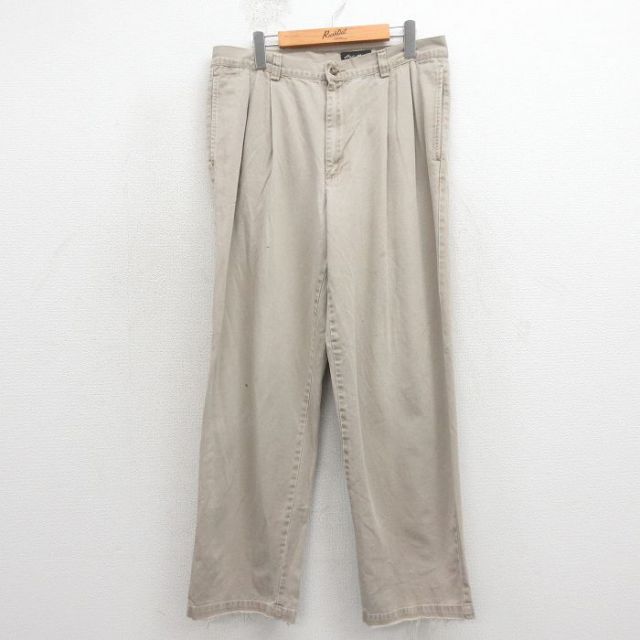 エディーバウアー 00s パンツ ベージュ 実寸W34 | 古着