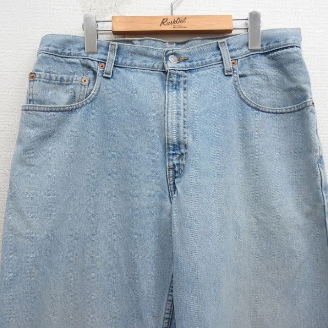 W35/古着 リーバイス Levis 560 ジーンズ メンズ 00年代 00s テーパード 薄紺 デニム【spe】 26apr13 古着通販 W35☆古着 リーバイス Levis 560 ジーンズ メンズ 00年代 00s
