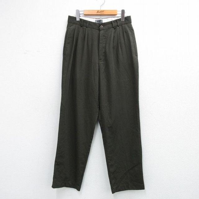 ビューグルボーイ 90s パンツ グリーン 実寸W30 | 古着