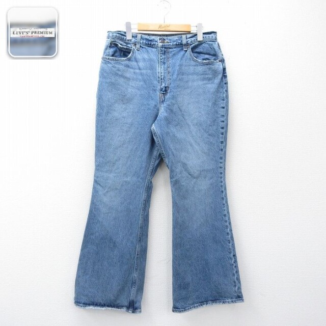 【20%OFF】リーバイス ジーンズ ヒゲ ネイビー 実寸W34 | 古着