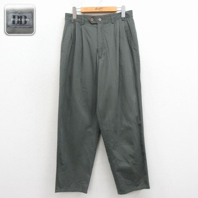 ビューグルボーイ パンツ グリーン 実寸W30 | 古着
