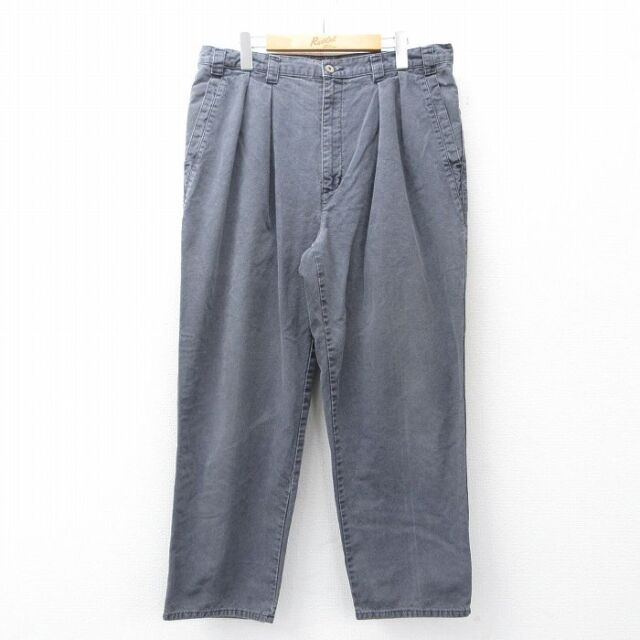 ドッカーズ 90s パンツ グレー 実寸W37 | 古着