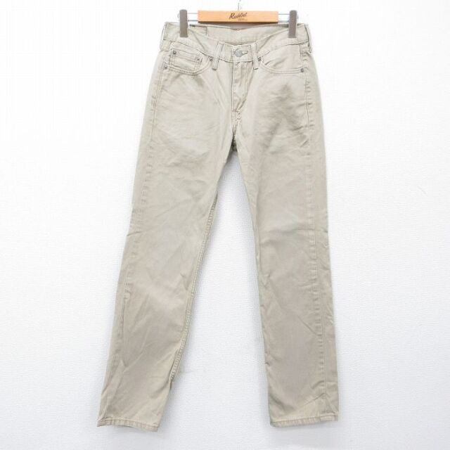 リーバイス514 パンツ ベージュ 実寸W29 | 古着