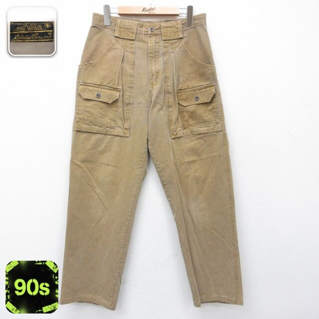 【20%OFF】エディーバウアー 90s ブッシュパンツ ベージュ メンズW30相当 | 古着