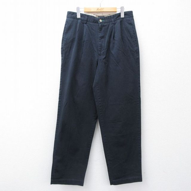 トミーヒルフィガー 90s パンツ ブラック 実寸W33 | 古着