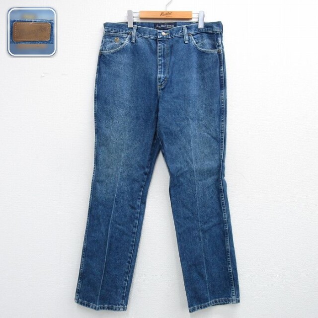【20%OFF】ラングラー ジーンズ デニム ネイビー 実寸W36 | 古着