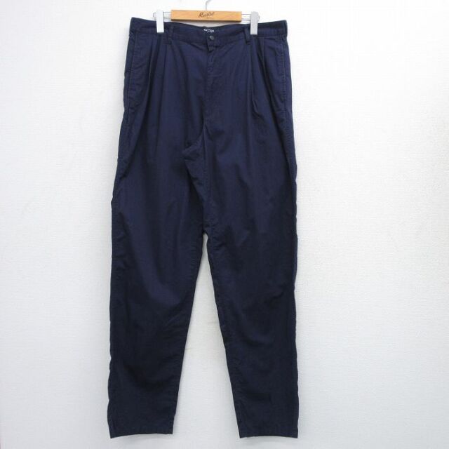 ラルフローレン 80s チノパン ワンポイントロゴ ネイビー W36 | 古着