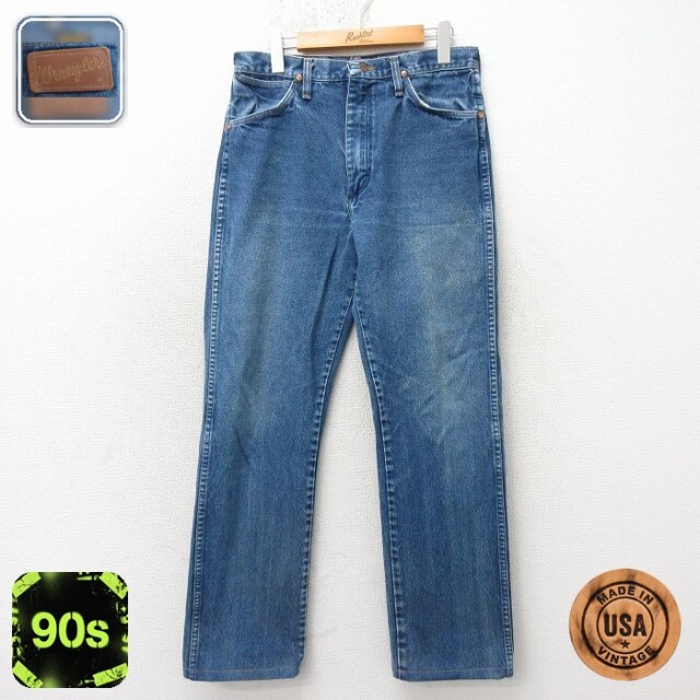 【20%OFF】ラングラー 90s ジーンズ ネイビー 実寸W30 | 古着