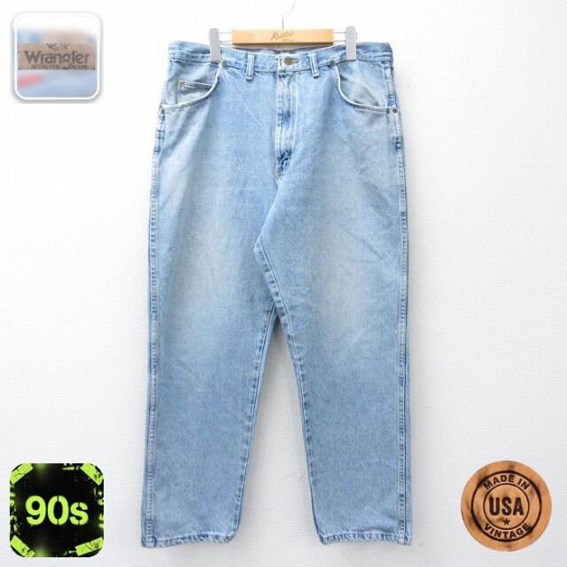 【20%OFF】ラングラー 90s ジーンズ ネイビー 実寸W37 | 古着