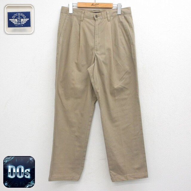 【20%OFF】ドッカーズ 00s パンツ ベージュ 実寸W31 | 古着